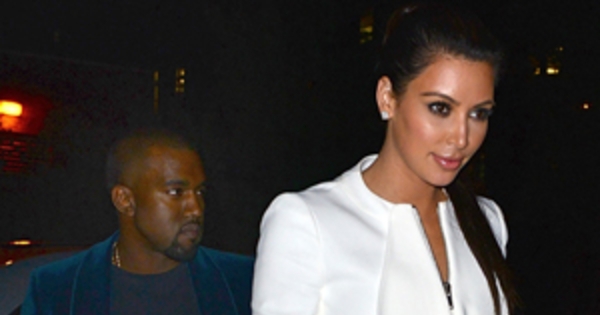 Kanye West Has a Wardrobe Malfunction on Date With Kim ... Kanye West Has a Wardrobe Malfunction on Date With Kim ...